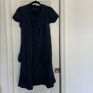 COPY - J.P & Mattie flowy navy blue dress